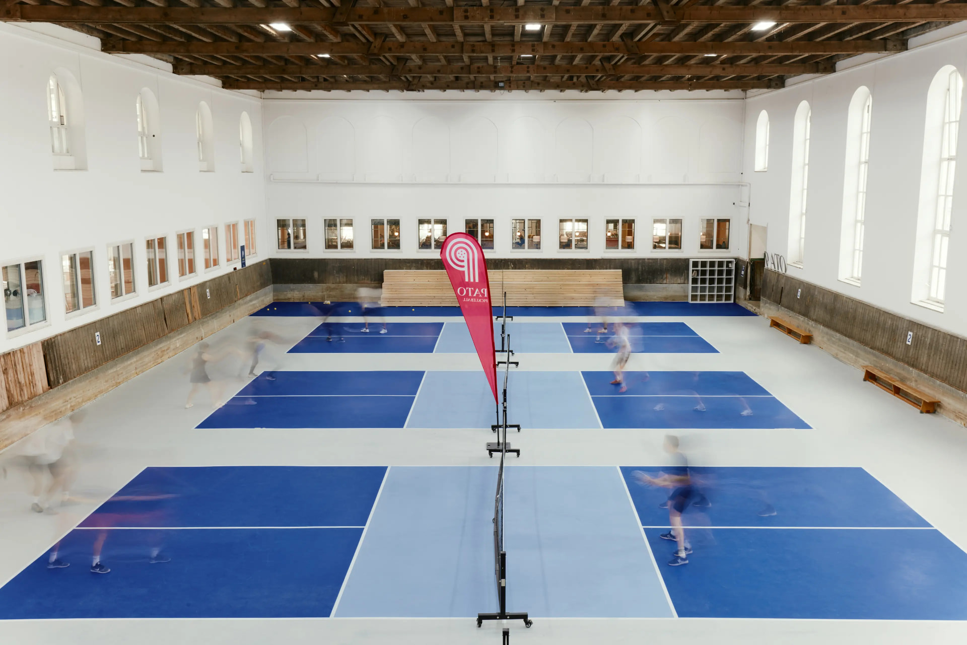 Die Pickleball-Halle im PATO München